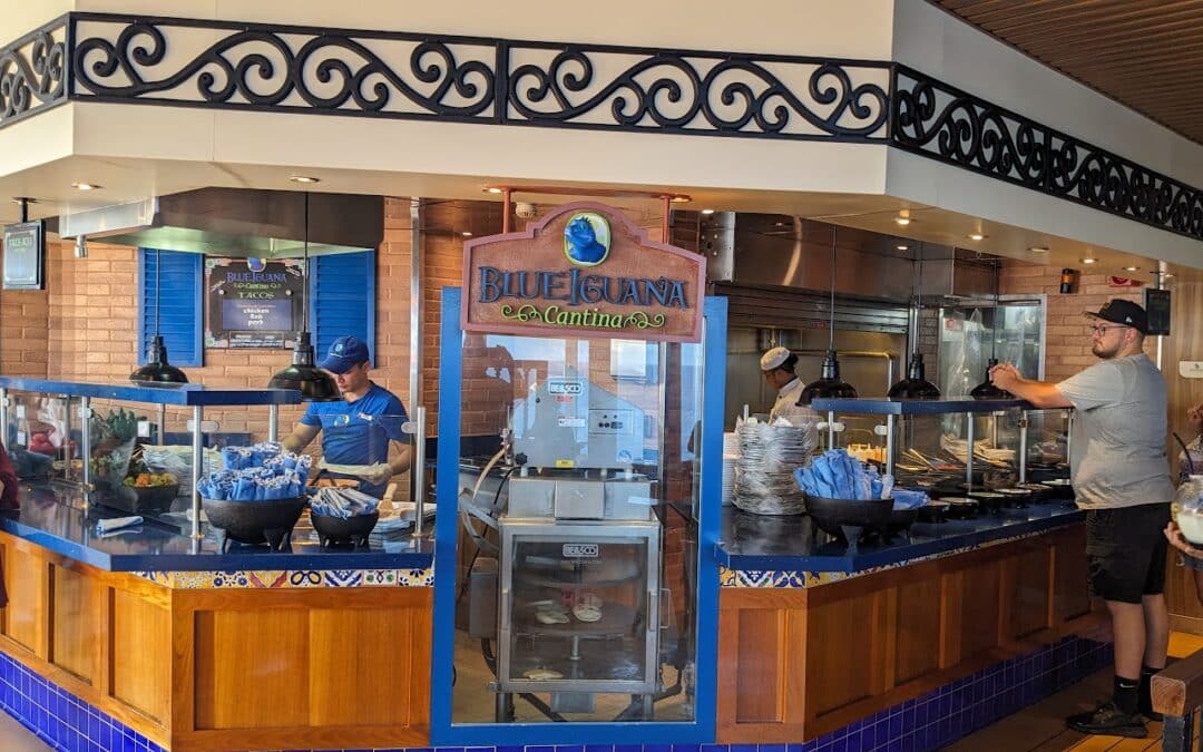 BlueIguana Cantina on Carnival Cruises just one of the best places to eat on a carnival cruise