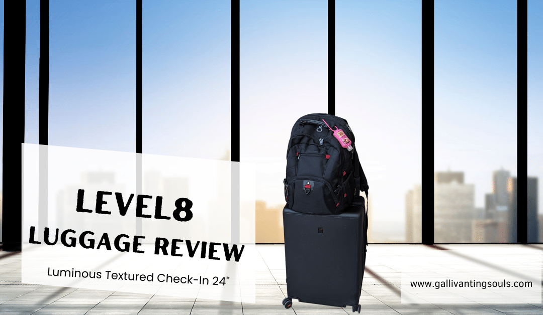 Practical Review Level8 Luminous Textured Check-In Suitcase