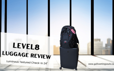 Practical Review Level8 Luminous Textured Check-In Suitcase