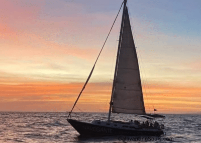 Sunset sailboat ride on the Navigate