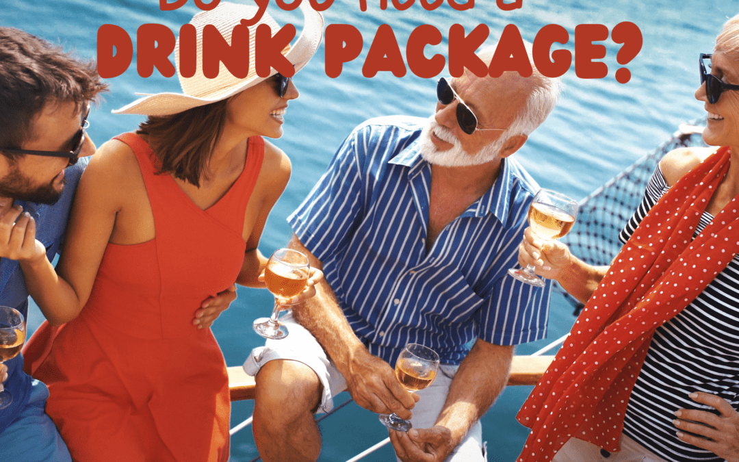 a group of older adults who decided they needed a drink package on carnival cruise line