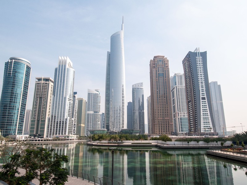 skyscrapers on the Arabian Gulf