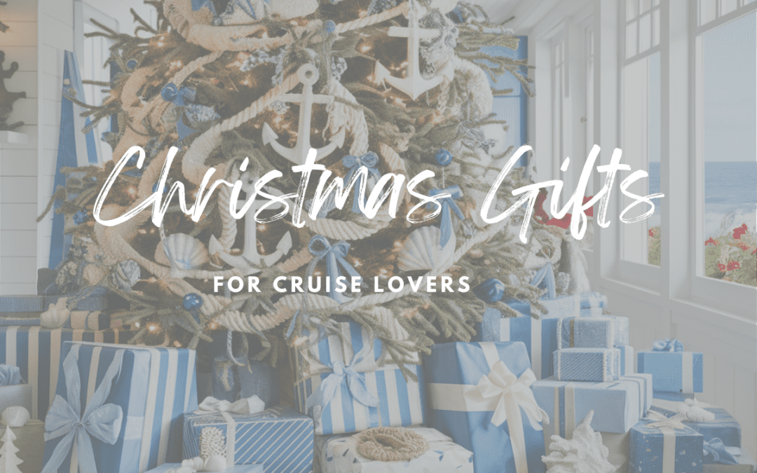 Ahoy, there! A nautical Christmas tree, ready to set sail with gifts for the cruise lover. Image made with the help of AI.