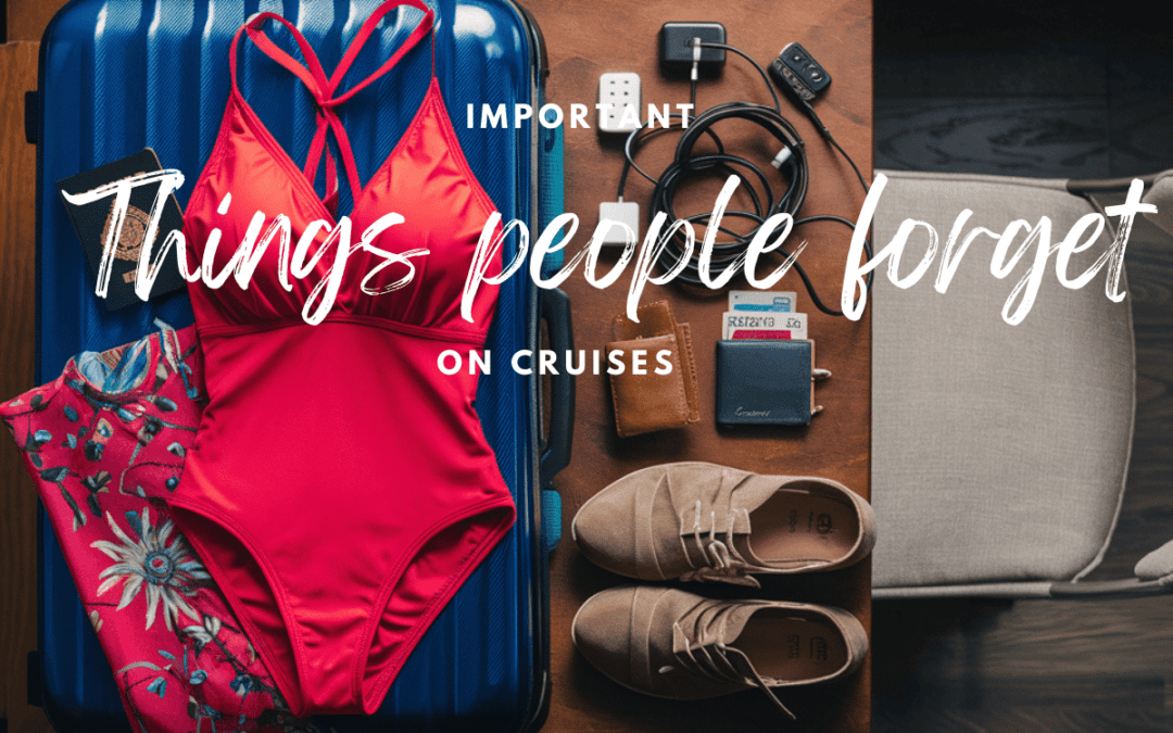 20 Important Things People Forget When Cruising