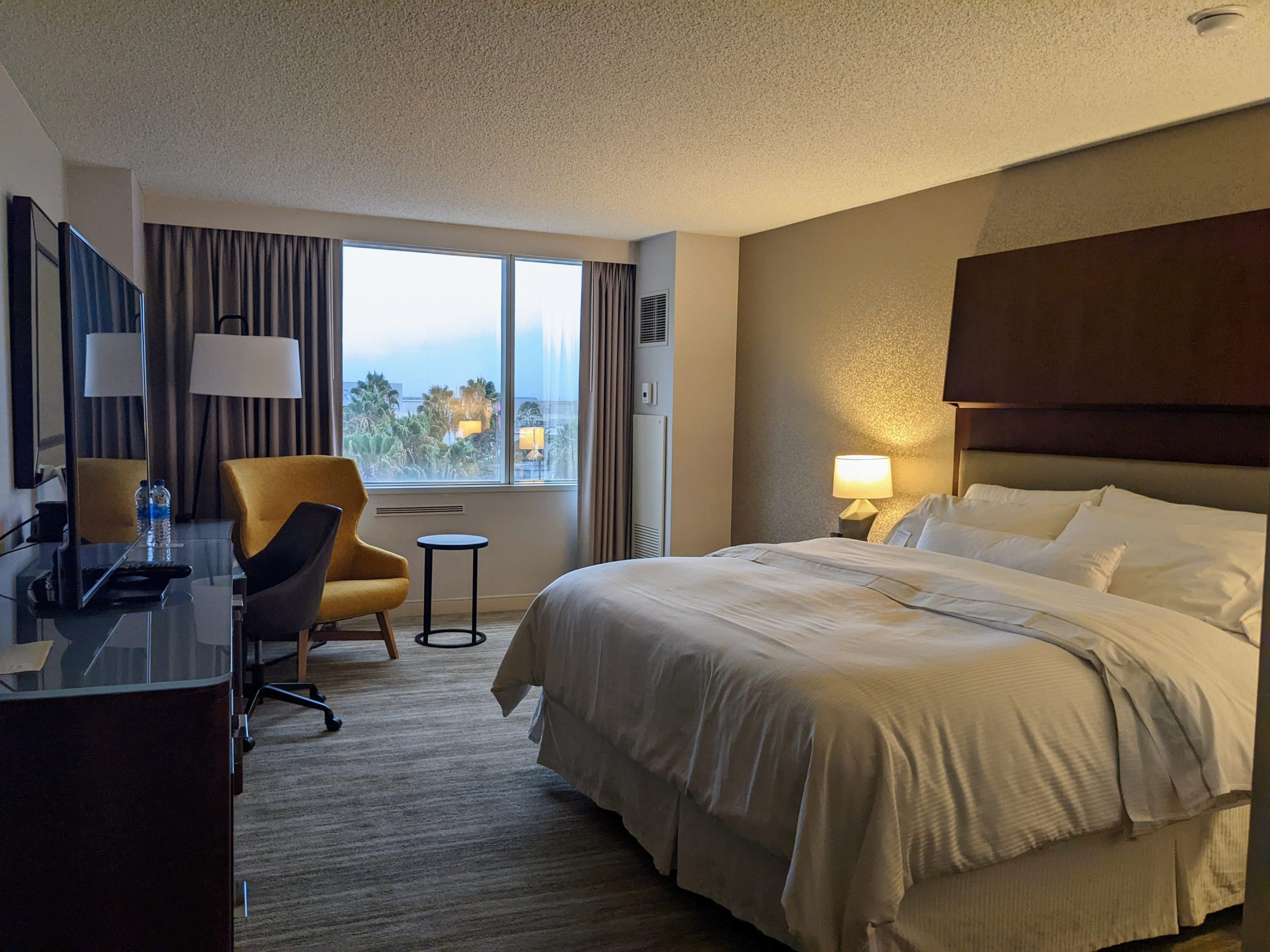 A day room in a hotel is a great option when you have a late flight 