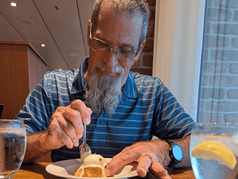 apple pie the apple pie at Cucina del Capitano on Carnival Mardi Gras