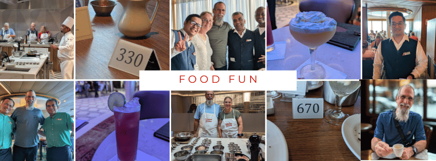 food fun food and drink fun on Carnival Mardi Gras Transatlantic