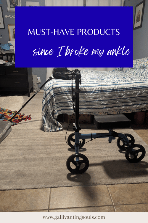 A scooter is a must-have product if you have broke an ankle or leg!