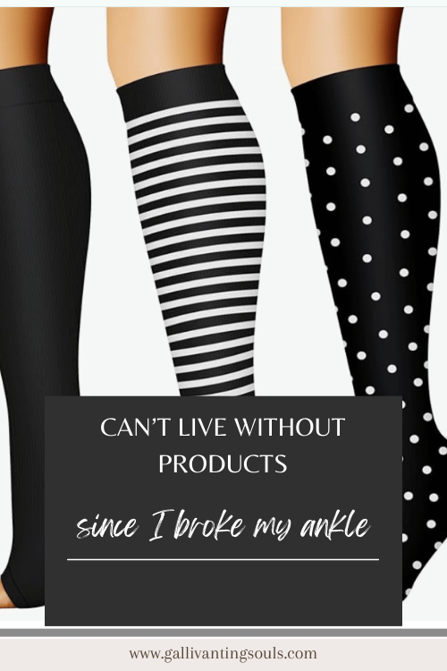 compression socks have been making my leg feel better since I broke my ankle